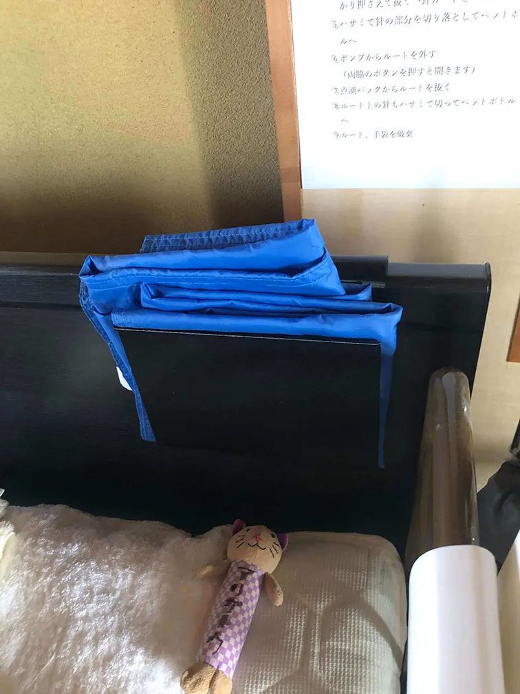 ベッドボードに設置