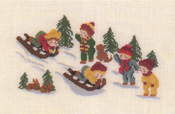 100 Enfants de Françoise Marchadier 刺繍