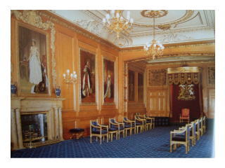 ウィンザー城の中