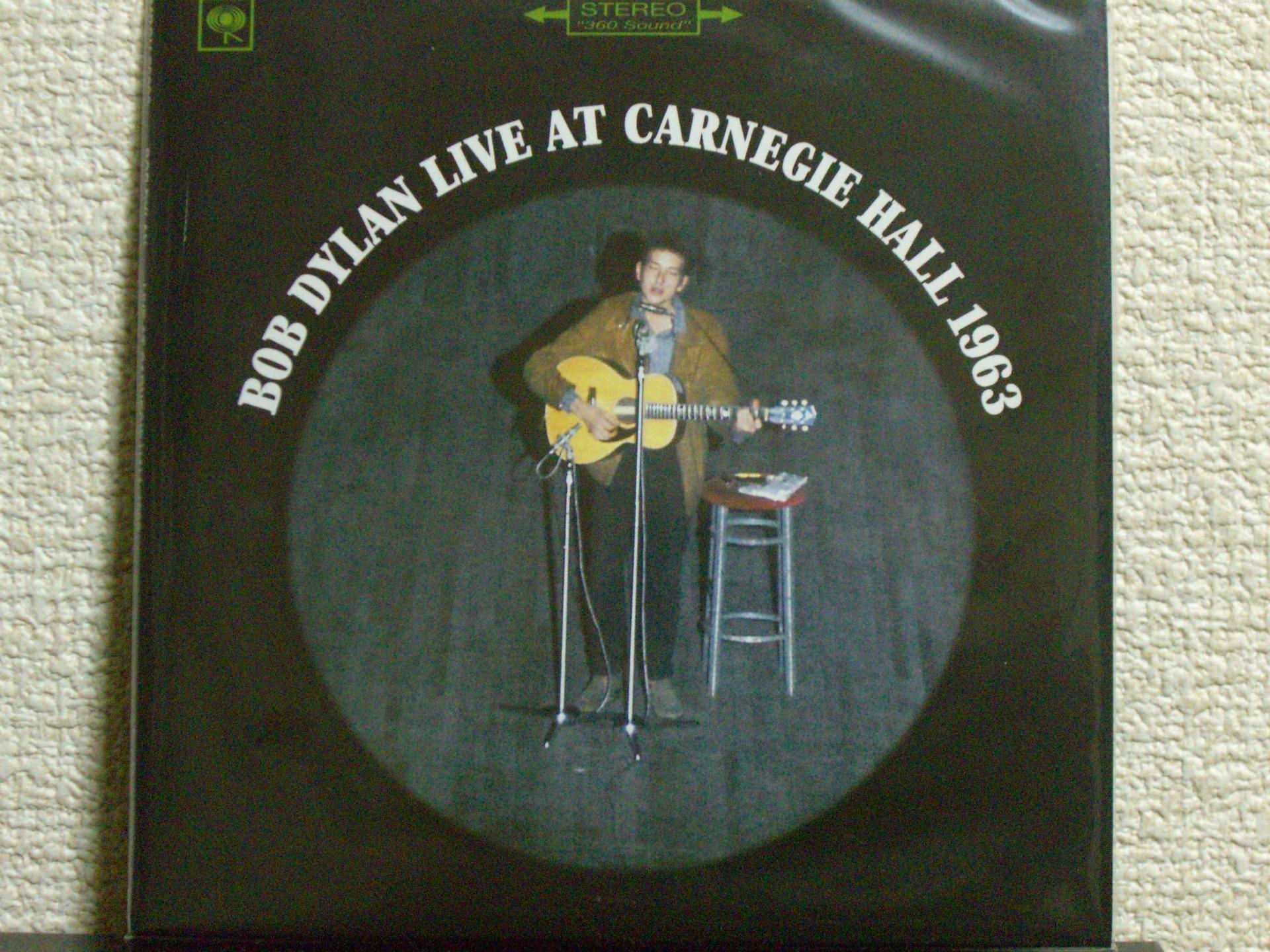 「CARNEGIE HALL 1963」BOB DYLAN LIVE