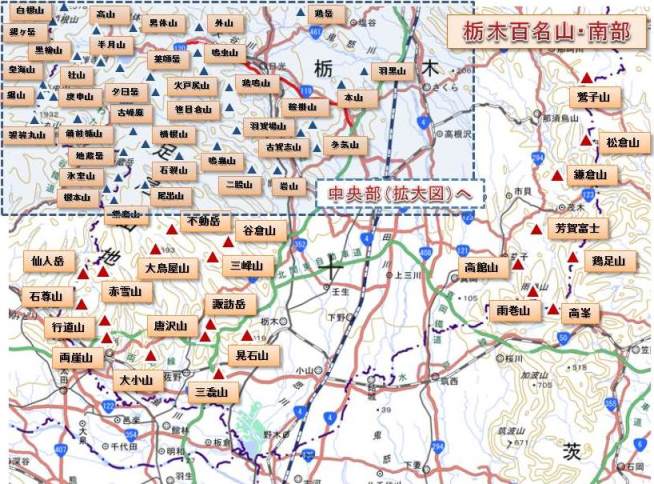 栃木県南部地図