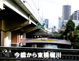 東横堀川（今橋から）