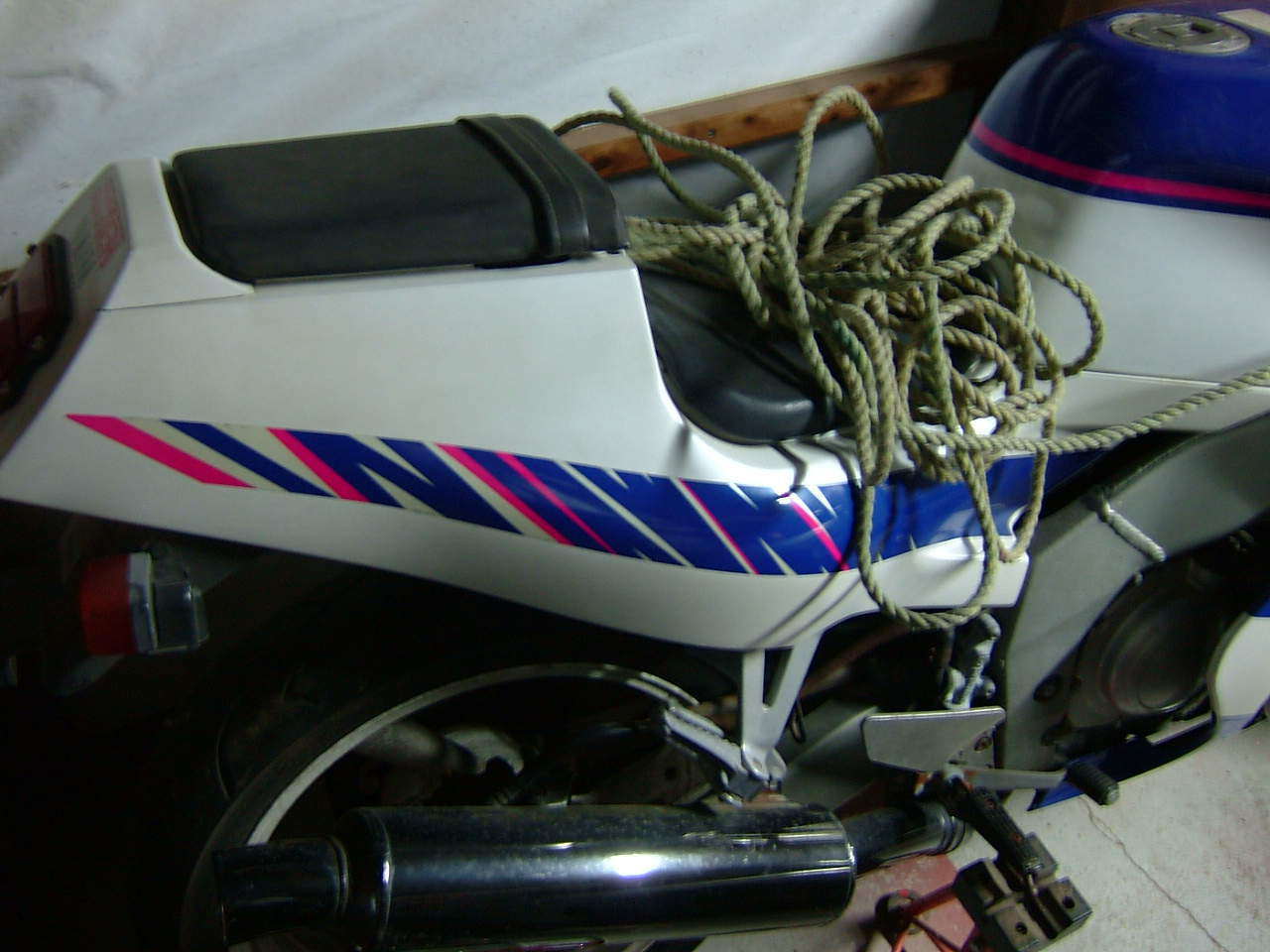 FZR250R到着直後