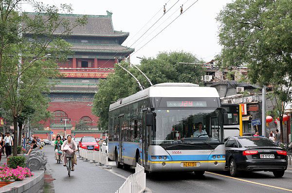 北京のトロリーバス, 鼓楼