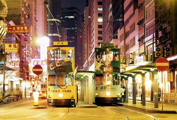 香港のトラム上環