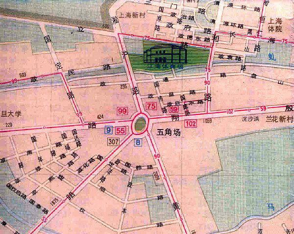 上海8路地図
