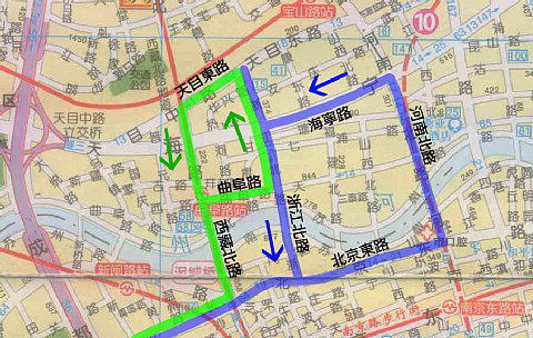 上海15路地図
