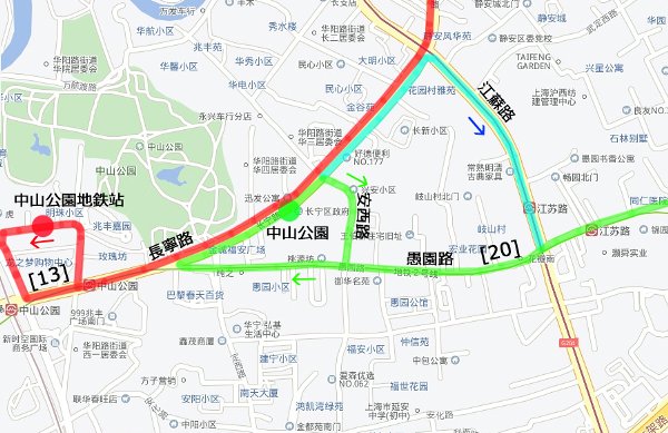 上海20路地図