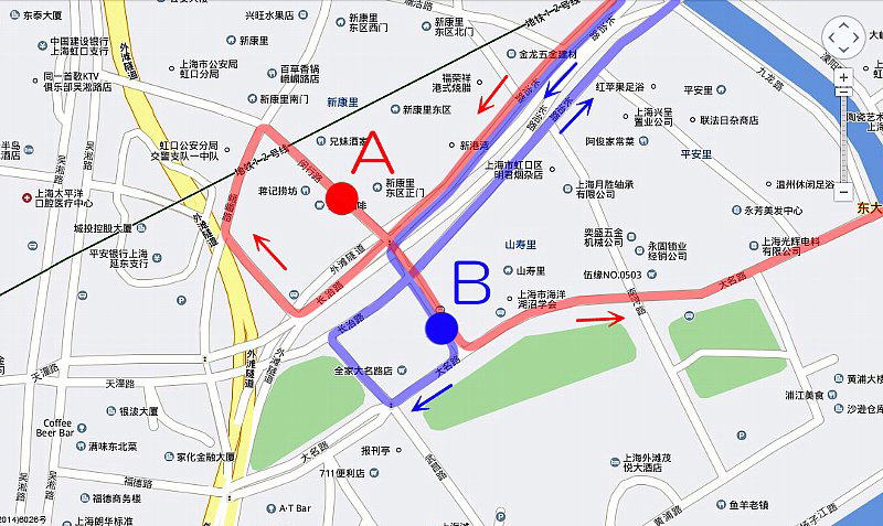 上海22路地図