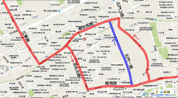 上海23路地図