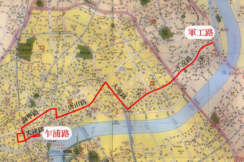 上海25路地図