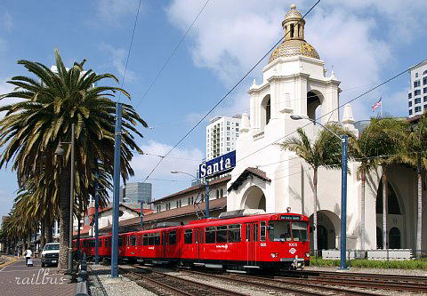 San Diego Tram Santa Fe Depot
