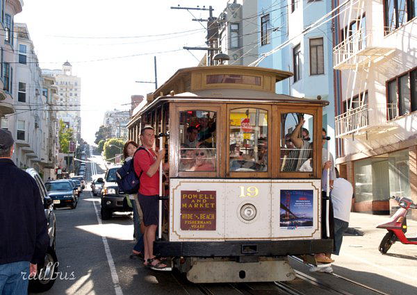 San Francisco Cable Car at China Town