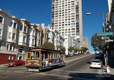 San Francisco Cable Car Nob Hill