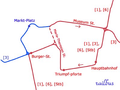 Innsbruck tram map