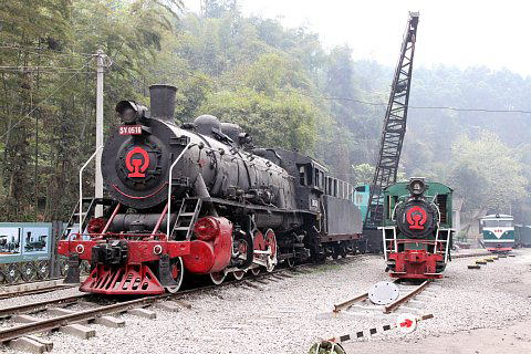 芭石鉄道の蒸気機関車2