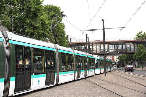 Paris tram T2 Porte de Versailles