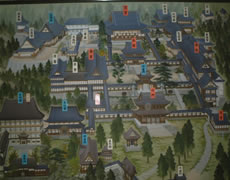 永平寺の案内図