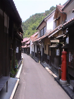石見銀山の町並み