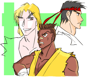 Sean,Ken,Ryu