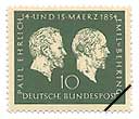 西ドイツの切手(1954年) Bundesrepublik Deutschland, Federal 