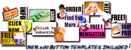 When you download Magic Button you will also receive at no additional cost this set of over 200 professionally created button templates.