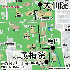 大徳寺内地図