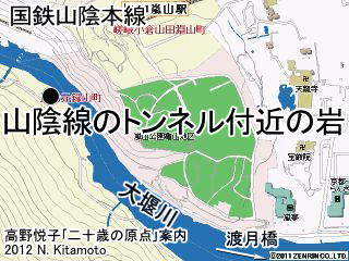 嵐峡地図