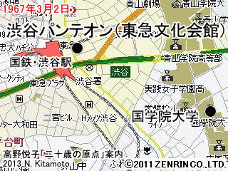 渋谷周辺図