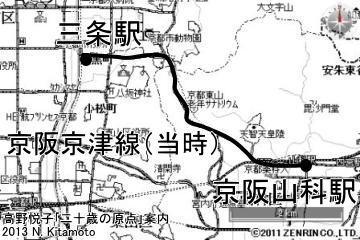 京阪山科駅地図