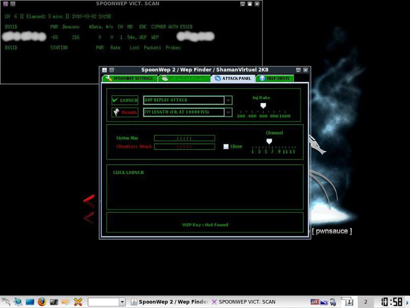 BackTrack 4 spoonwep