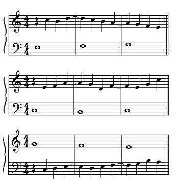 対位法入門ー2声（1：4）（2）