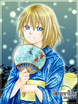 蛍が飛び交う夏の夜。