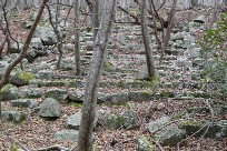 鉱山跡の石段
