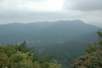 三郎岳頂上から室生の山々
