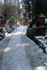 葛城神社への参道