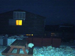 夜明け前の南岳小屋