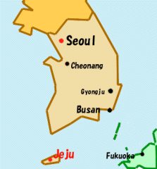 korea map