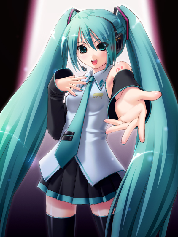 Hatsune Miku Vocaloid Drawn By Danbooru