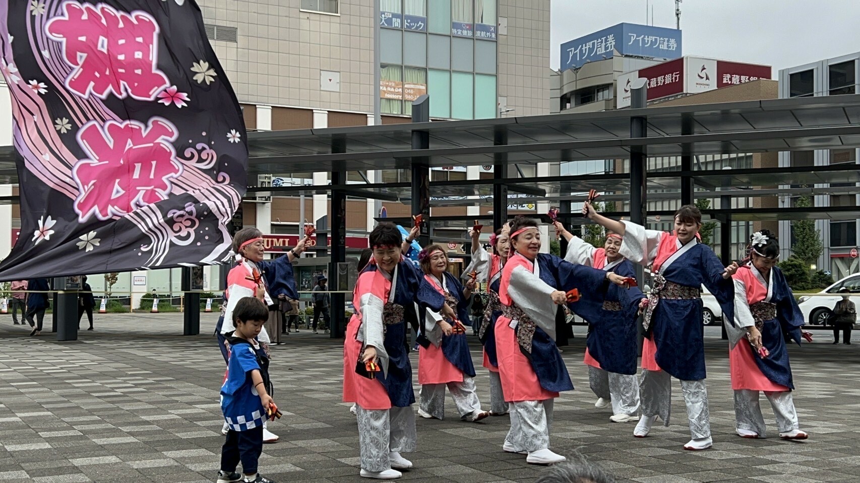 越谷よさこいソーラン祭りにて
