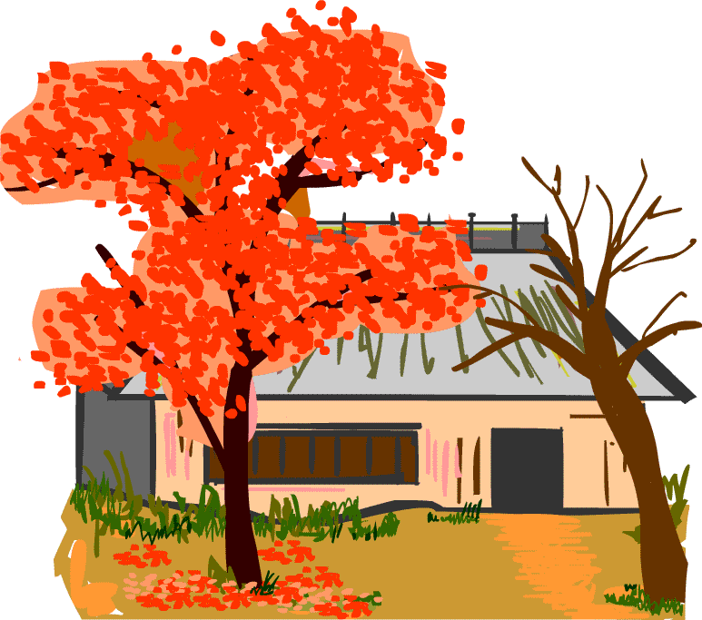 秋 秋景色 秋の花 イラスト 無料