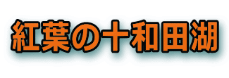 紅葉の十和田湖 