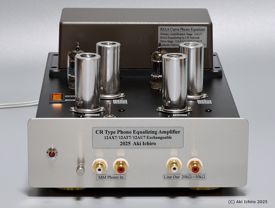 12AU7 12AX7 CR型フォノイコライザ