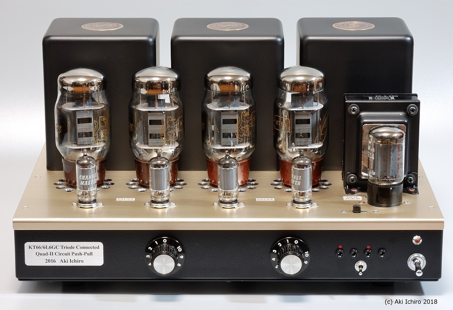 KT66 3結 Quad-II´型プッシュプル・パワーアンプ