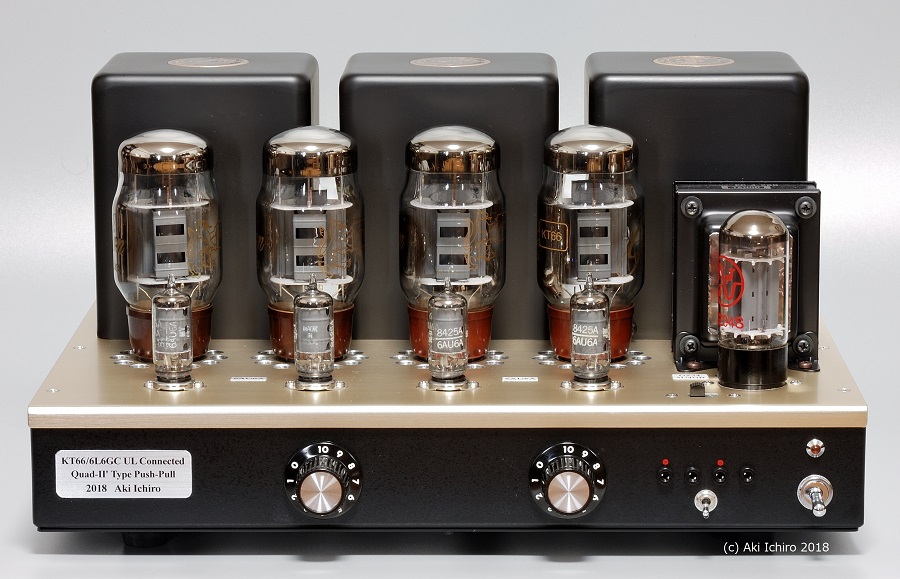 KT66 UL接続 Quad-II´型プッシュプル・パワーアンプ