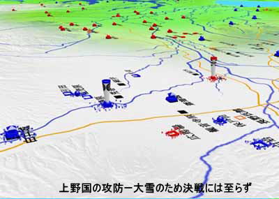 享徳の乱：文明9年上野国の攻防ー大雪のため決戦には至らず