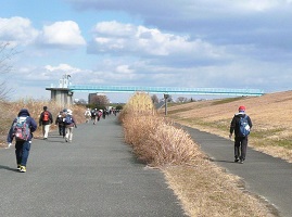 淀川河川敷（左岸）