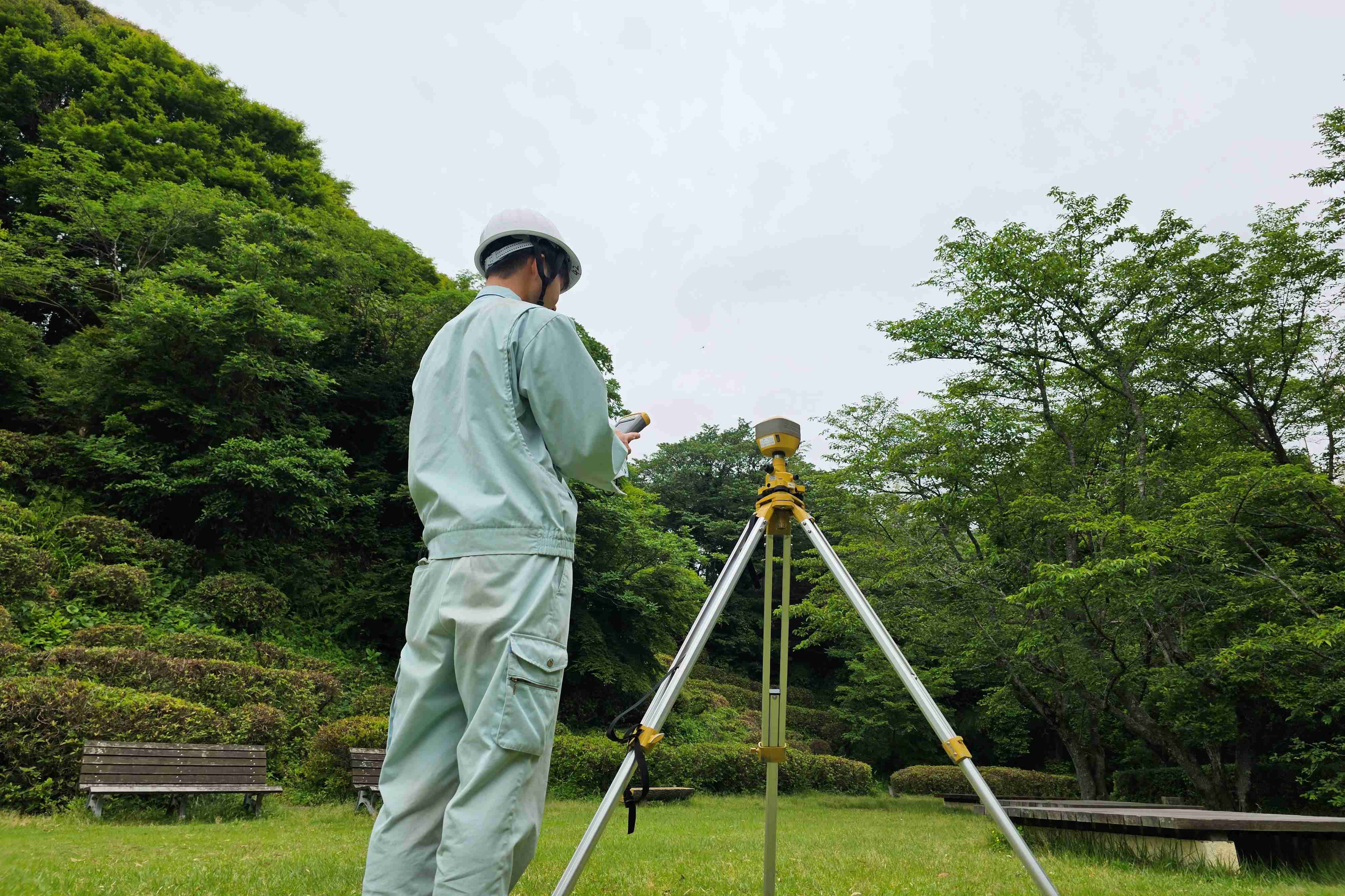 基準点測量の画像
