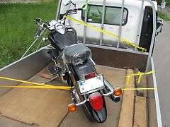 バイク固定風景