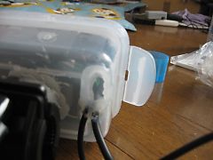 防水加工します